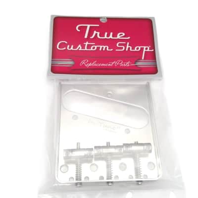 True Custom Shop® In-Tune Tele Bridge wh Titanium Saddles for Fender Telecaster image 4