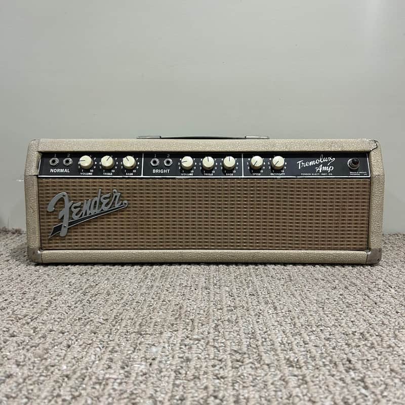 1963 Fender 6G9-B Tremolux Head Tube Guitar Amplifier