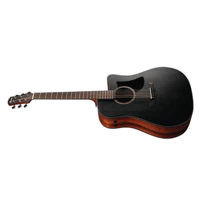 Ibanez AAD190CE-WKH Advanced Acoustic Weathered Black Open Pore + NEW with invoice image 2