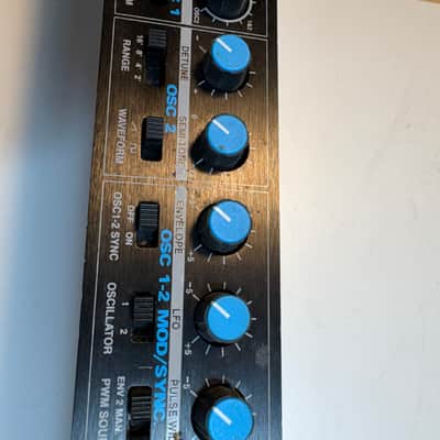 Novation Bass Station Rack Monophonic Synthesizer 1994 - Black Analog Synth MIDI CV Converter image 4