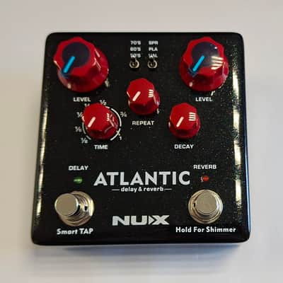 NuX NDR-5 Verdugo Series Atlantic Delay/Reverb 2018 - Black/Red image 3