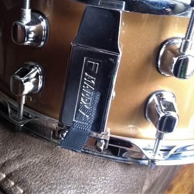 MAPEX RARE Millennium Edition Snare Drum Gold Metallic Lacquer image 5