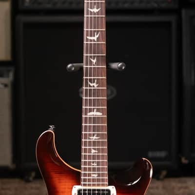 PRS SE Studio Electric Guitar - Orange Tiger Smokeburst with Gig Bag image 4