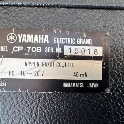 Yamaha CP-70B Electric Grand Piano 1980s - Black image 20