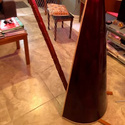 Peruvian harp made by local craftsmen Lima-local craftsmen luthier 1970 - Gloss image 1