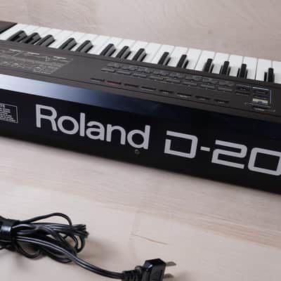 Roland D-20 61-Key Multi-Timbral Linear Synthesizer / Multitrack Sequencer Black 100V 1988 Made in Japan MIJ image 10