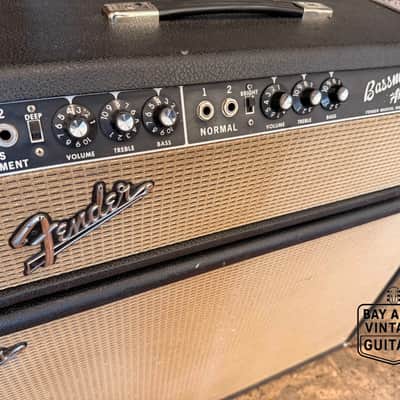 1967 Fender Bassman Head and Ex-Avengers Greg Ingraham Cabinet - Epic Tone! image 2