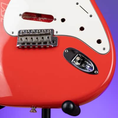 1996 Fender Stratocaster Vintage '62 American Strat Body Fiesta Red image 3