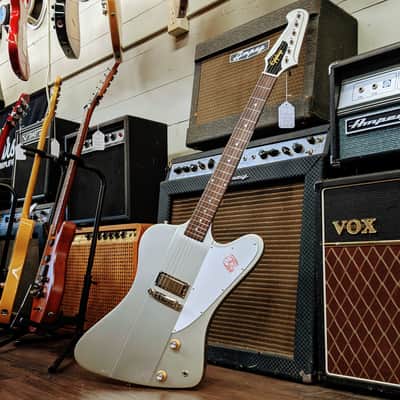Epiphone IGC 1963 Firebird I with Hardshell Case - Silver Mist