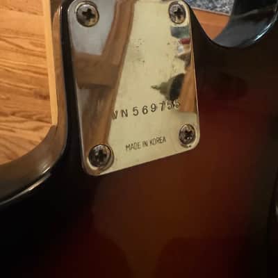 Squier Stratocaster 1996 - Tabacco Burst image 6