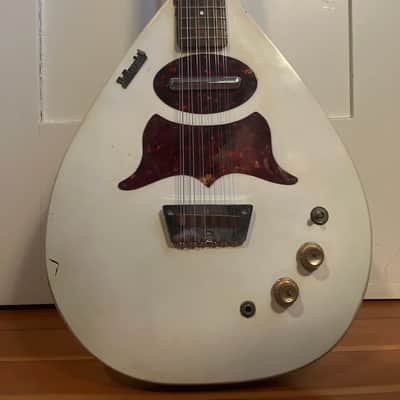 Danelectro Bellzouki 7010 Single Pickup 12-String 1961 - 1969 - White image 2