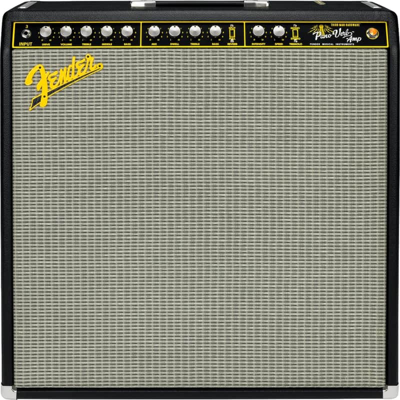 Fender Jack White Pano Verb 70 Watt Tube Guitar Amplifier Combo w/ 1 x 15" and 1 x 10" image 1