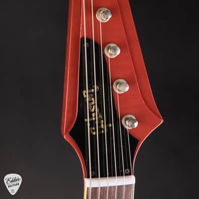 2024 - Gibson Custom Shop 1963 Firebird V W/ Maestro Vibrola Ultra Light Aged Ember Red 8.13 #407723 image 7