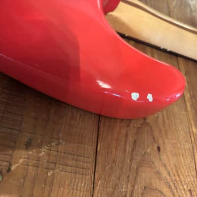 Fender Strat Plus Lace Sensors TBX Wilkinson Sperzels 1988 - Fiesta Red image 8