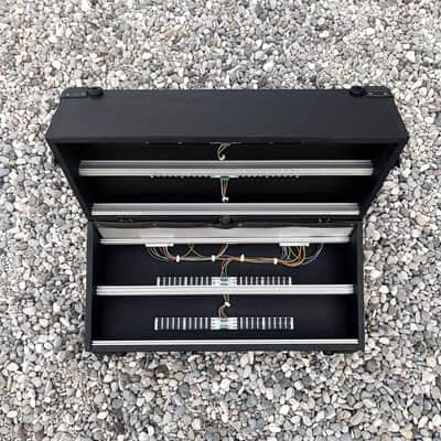 12U Eurorack Case Powered, 126 hp (or 84 or 104 hp) patched resealable, modular synthesizer synth image 11