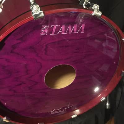 Tama Kenny Aronoff, Tama Starclassic Maple, Smashing Pumpkins, Melissa Etheridge Drum Set 1998 - Purple Lacquer image 25