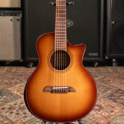 Alvarez Artist Elite Acoustic Electric Little Jumbo Travel Guitar - Shadowburst with Gig Bag image 3
