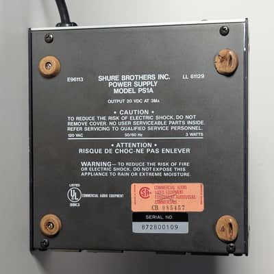 Shure PS1A Dual Microphone Phantom Power Supply image 4