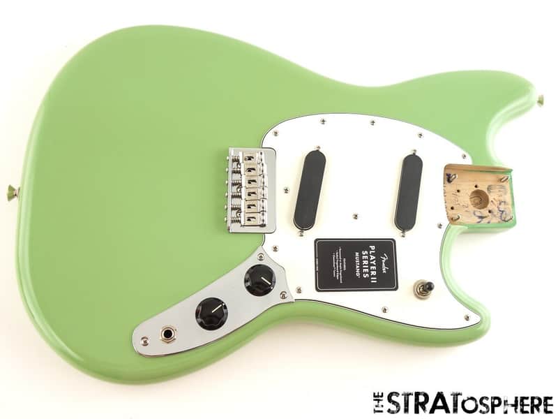 Fender Player II Mustang Series LOADED BODY Alder Offset Shape Birch Green. image 1