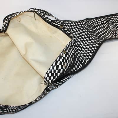 Vintage 60's Mod Small Guitar Gig Bag • Psychedelic Op-Art! image 4