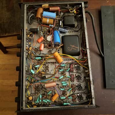 Bogen MX30A Mixer Amplifier 30 Watt 7868 Tube Amp PA Head 1965 - Black image 17