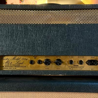 Marshall JMP 2204 Master Model Mk2 Lead 50-Watt Guitar Amp Head 1977 - Black image 10