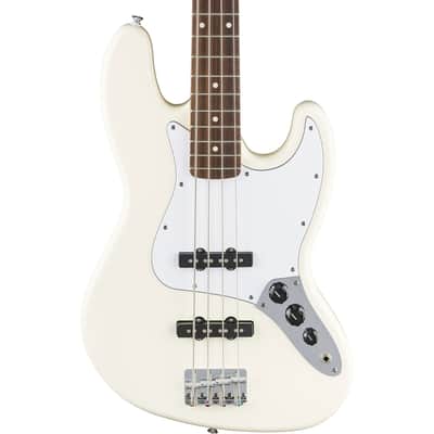 Fender Standard Jazz Bass LRL Olympic White image 3