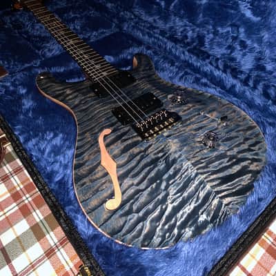 2020 PRS Semi-Hollow CU24 Wood Library 10 Top - Faded Whale Blue image 13