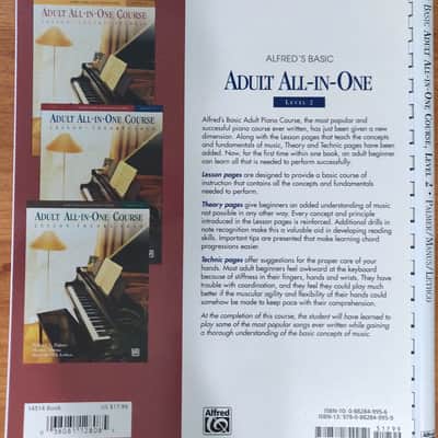 Alfred Music Adult All-In-One Piano Course Book Two image 2