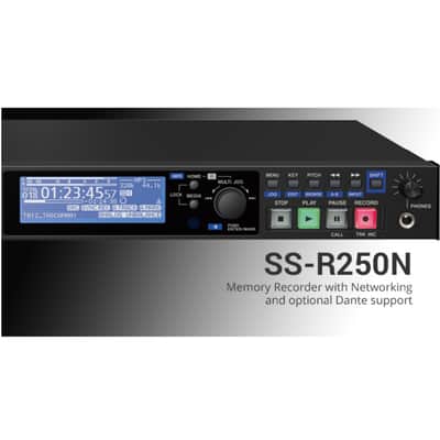 Tascam SS-R250N Rackmount Two-Channel Networking SD/USB/Media Digital Recorder image 4