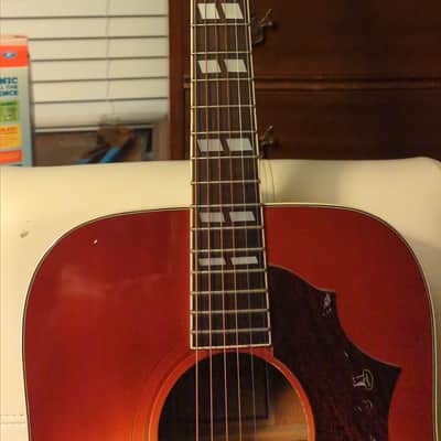 Ibanez E-684 Concord Hummingbird Acoustic Guitar 1976 w/hard case image 4