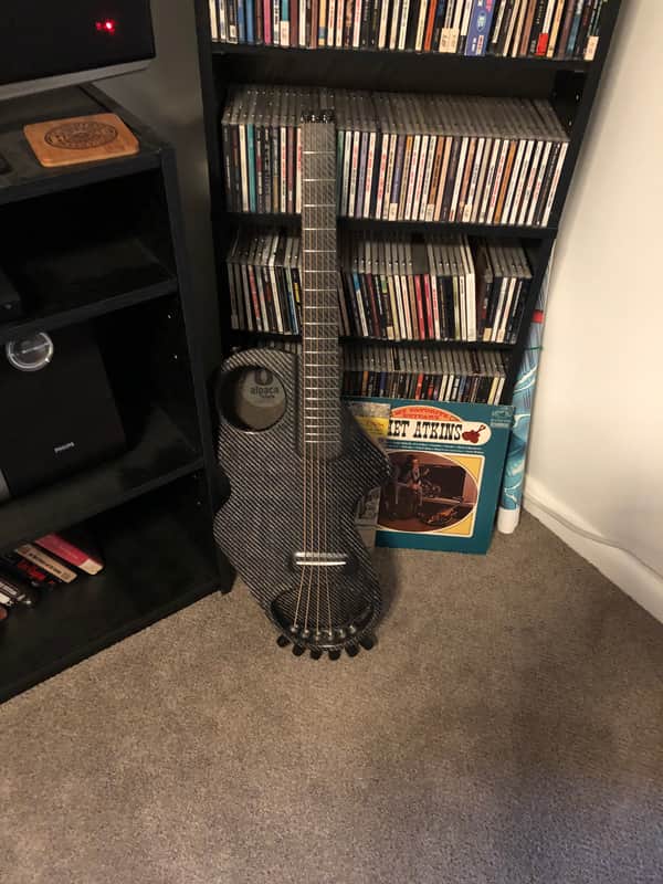 Alpaca Guitars Carbon Fiber Composite Travel Parlor Crossover Adventure Acoustic Guitar image 1