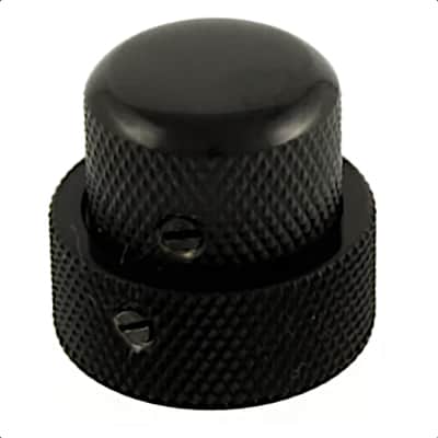 Stacked Metal Dome Knob Set for & Bass-Black