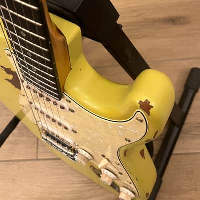 Hendrix Inspired Custom Stratocaster Style Relic Guitar Mahogany not Fender image 10