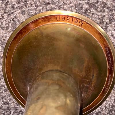 Vintage 1957 Getzen Super Deluxe Bb Tenor Trombone with mouth piece and hardshell case image 5