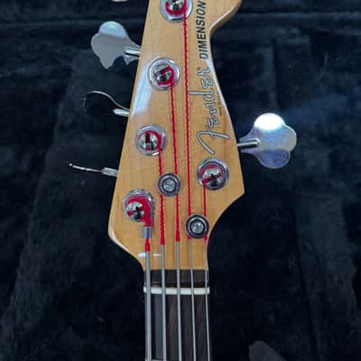 Fender American Standard Dimension Bass V HH with Rosewood Fretboard 2015 - 2016 - Black image 3