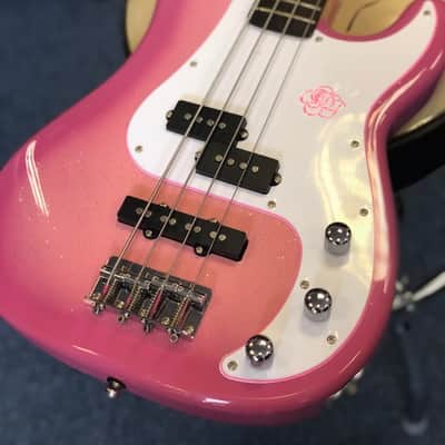 Gypsy Rose Bass Guitar 2015 Pink Sparkle | Reverb