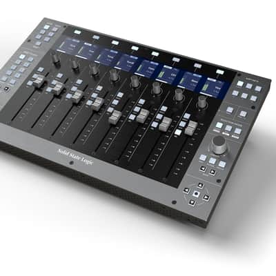 Solid State Logic SSL UF8 - USB 8 Fader DAW Controller - Black image 2