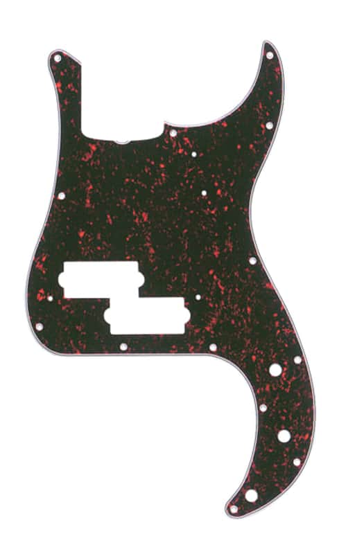 Genuine Fender Precision Bass Pickguard w/Truss Rod Notch, 13-Hole, SHELL image 1