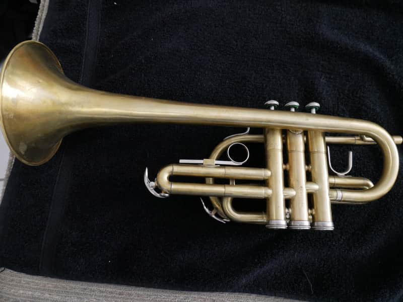 Rat Rod (Combo Yamaha Valves with Conn Bell) Bflat Cornet image 1