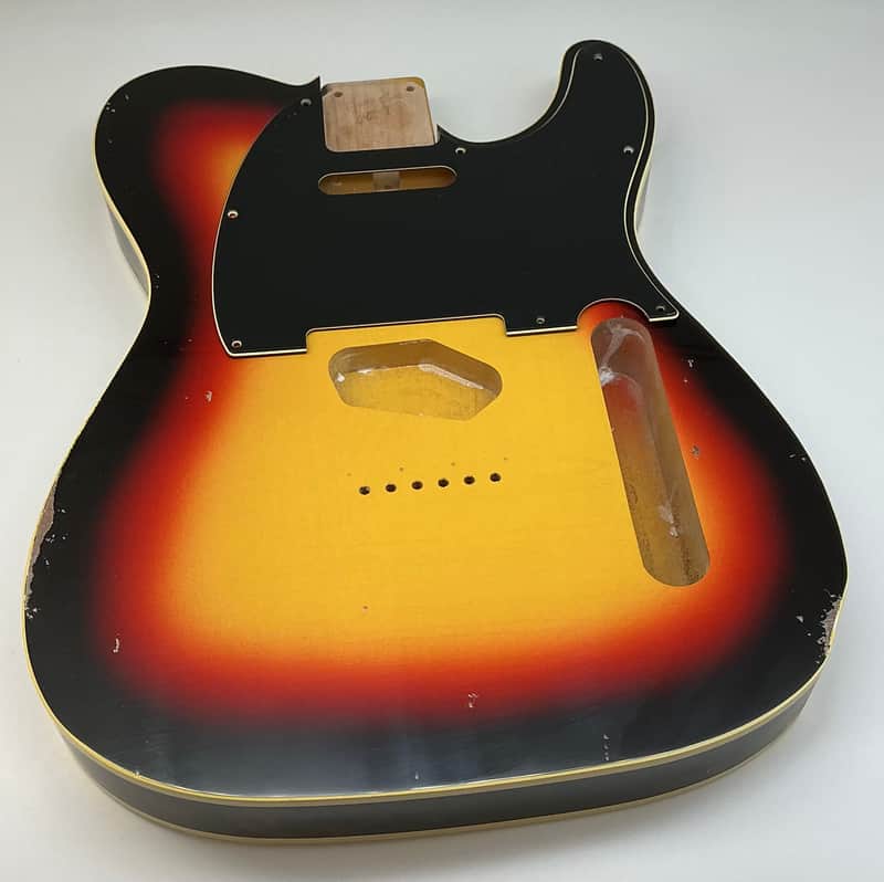 Show Me Nitro Finishes Nitro Lacquer T-Style - 3 Tone Sunburst