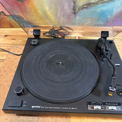 Gemini XL-BD10 Belt Drive Semi Automatic Black Turntable Vinyl Record Player image 8