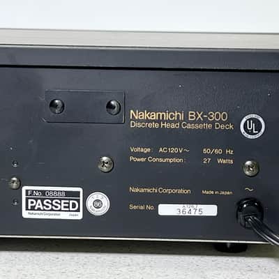 Nakamichi BX-300 3-Head Tape Deck (made in Japan) image 8