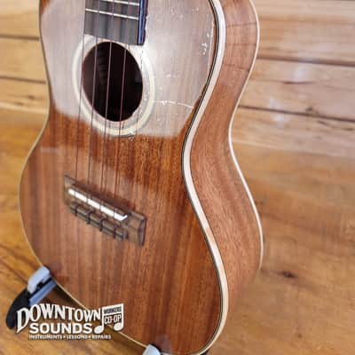 Kala KA-SMH-CG All Solid Gloss Mahogany Concert Ukulele with Hard Case - Gloss Mahogany, 1lbs 3oz image 4