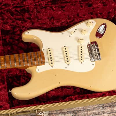 Fender Custom Shop Roasted Journeyman Relic '55 Stratocaster - 2017 NAMM Limited Edition - Desert Tan image 14