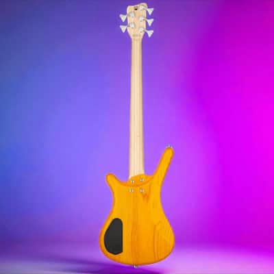 Warwick RockBass Corvette $$ | 5-String | Honey Violin Transparent Satin image 6