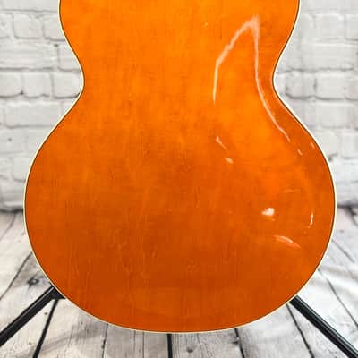 Gretsch G6120T-55 Vintage Select '55 Chet Atkins Hollow Body with Bigsby Vintage Orange Stain 2022 image 7