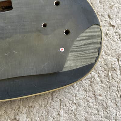 4 String Jazz Bass Style Body Black image 7