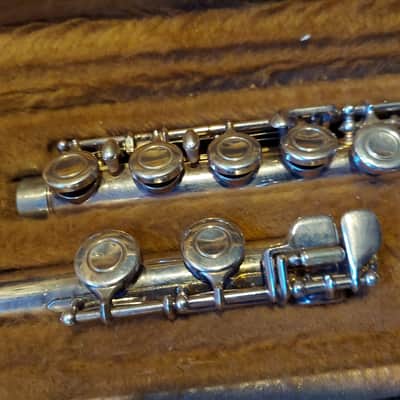 Yamaha YFL-24S Concert Flute, Japan, with case image 6