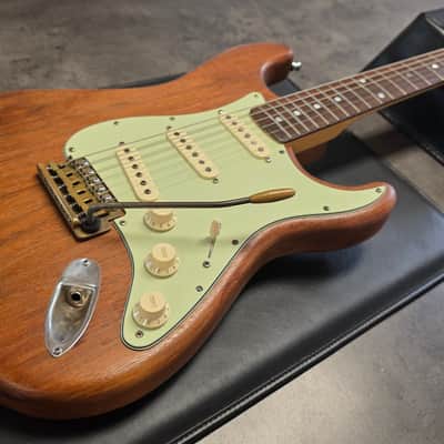 ESP SE Stratocaster Custom 80s Natural Mahogany Body USA Kent Armstrong Vintage American DiMarzio Pickup Brass Kahler Bridge Gotoh Switch MIJ Japan UK Fender Super Strat Parts Guitar Partscaster image 5